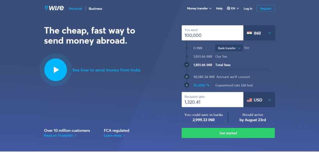 AngularJS Web Application Development Case Studies (TransferWise) - ColorWhistle