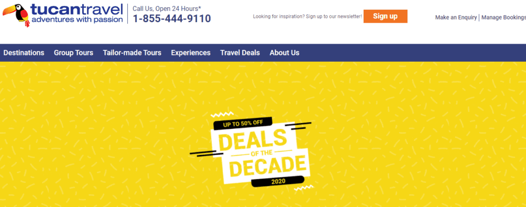 Tour Operators and Travel Companies in Europe (Tucantravel) - ColorWhistle