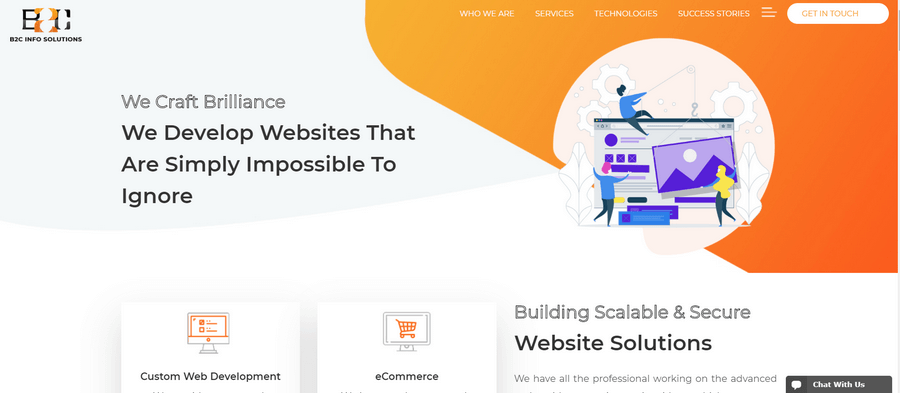 Top Web Application Development Companies (B2C) - ColorWhistle