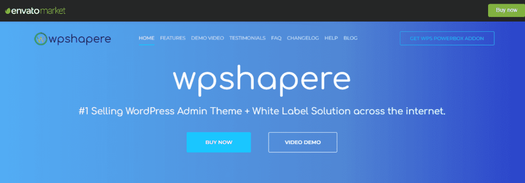 Custom Dashboard Web Applications (WPShapere) - ColorWhistle