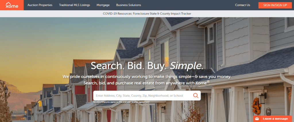 Real Estate Web Application Development (Xome) - ColorWhistle