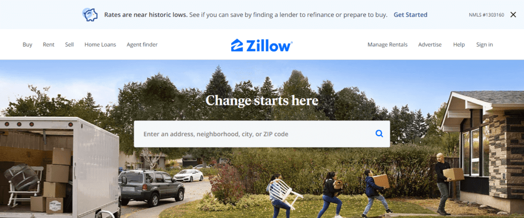 Real Estate Web Application Development (Zillow) - ColorWhistle