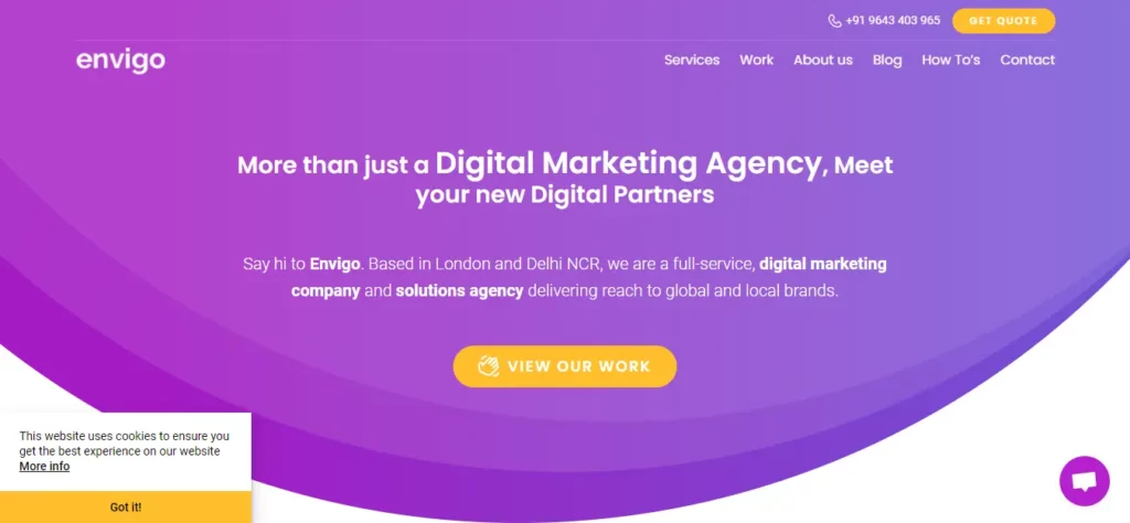 Marketing Automation Service Providers Around World (Envigo) - ColorWhistle