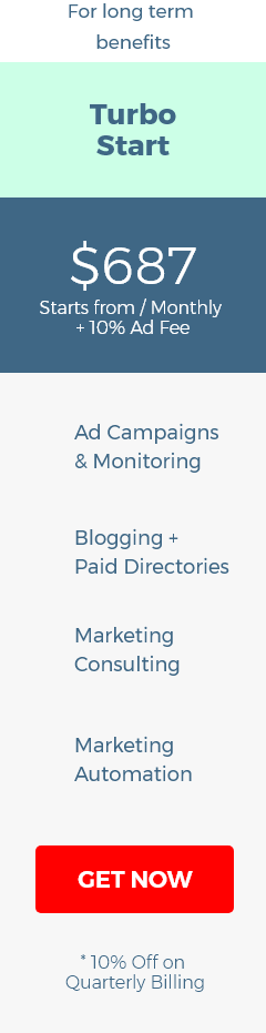 $687 Monthly Digital Marketing Package with 10% ads fee