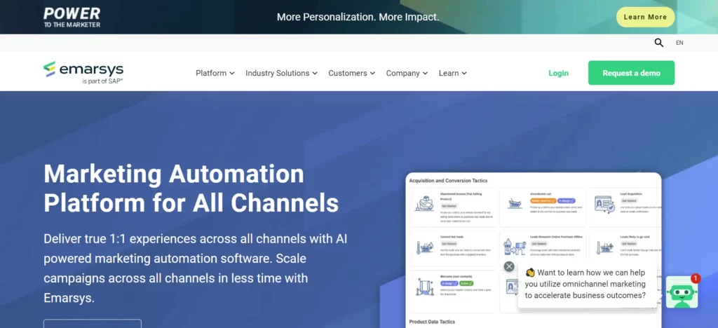 Marketing Automation Service Providers Around World (Emarsys) - ColorWhistle