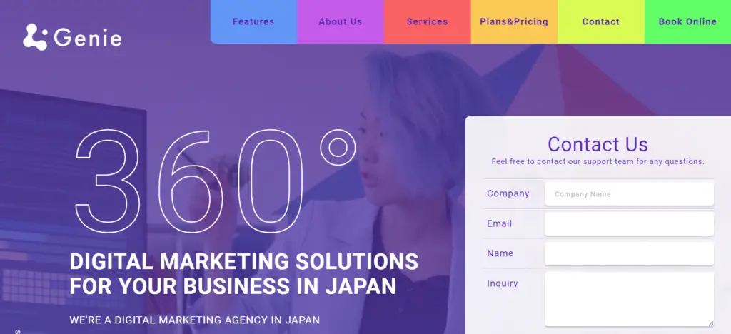 Interesting English Websites of Japan (Genie-Marketing) - ColorWhistle