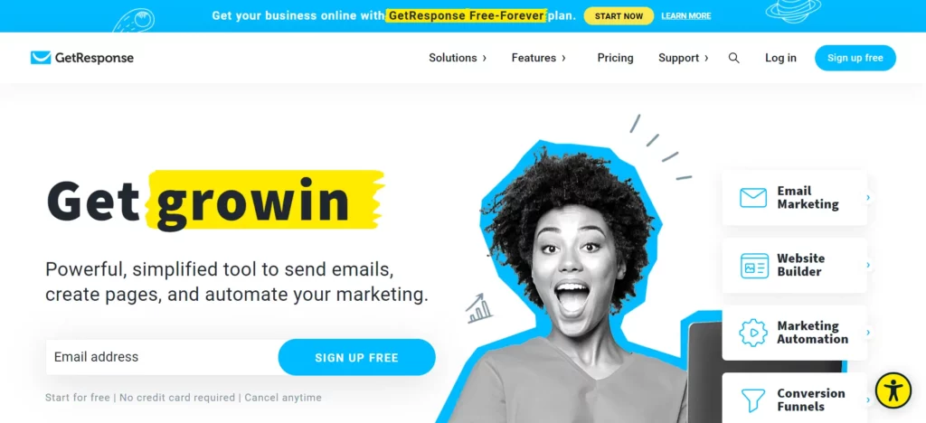 Marketing Automation Service Providers Around World (Get Response) - ColorWhistle
