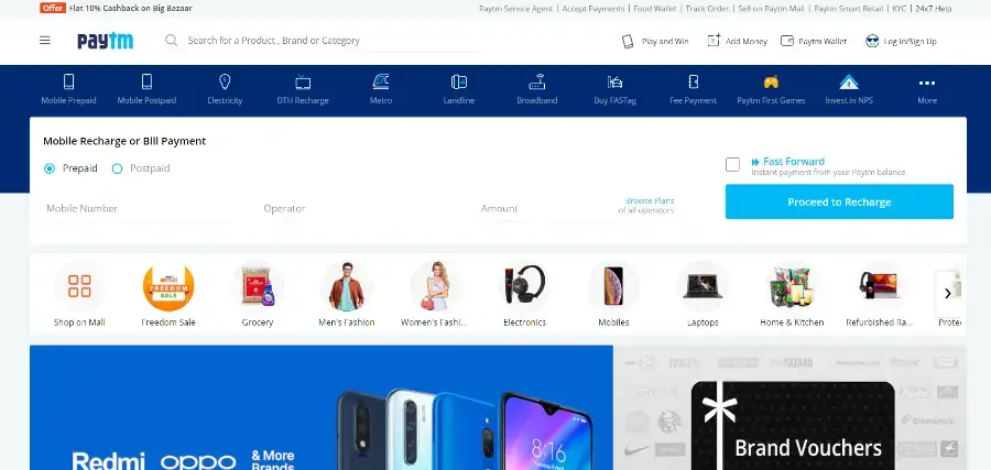 Online Payment Gateways in India (Paytm) - ColorWhistle