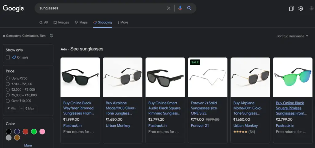 SEO Trends Post-pandemic (Google Shopping Search)  - ColorWhistle 