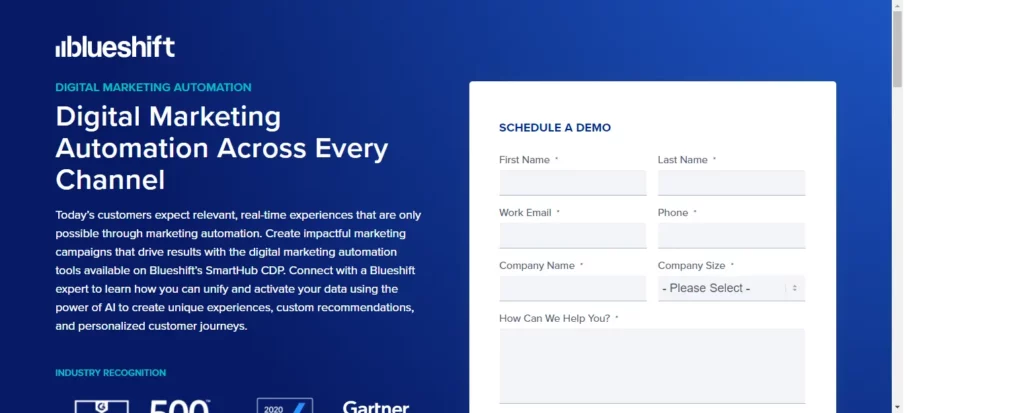 Marketing Automation Service Providers Around World (Blueshift) - ColorWhistle